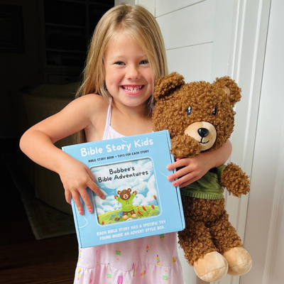 Bible Story Adventure Set + Bubbee Bear Bundle